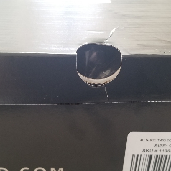 Torrid Cream Black Toed Wedges - Picture 8 of 8